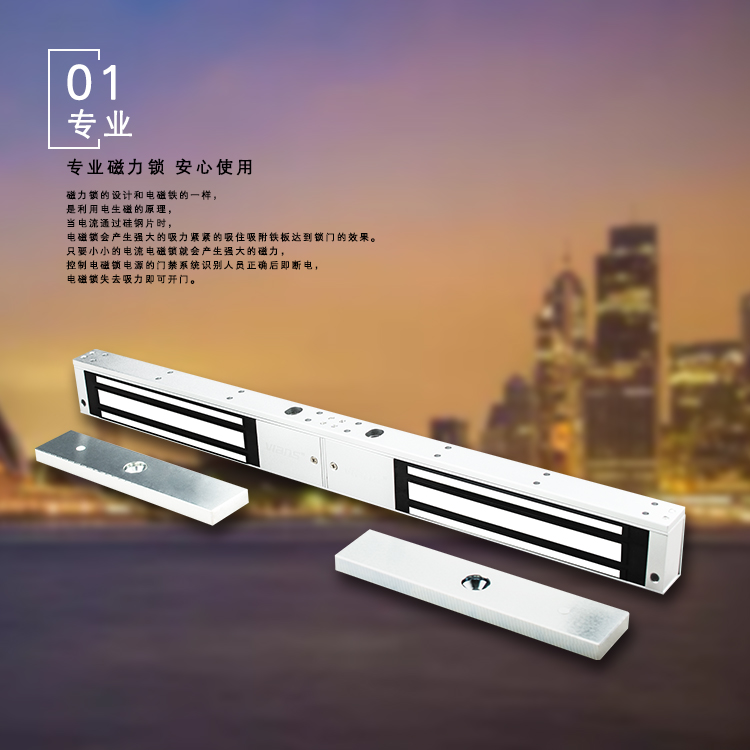 280KG双门磁力锁（信号输出）